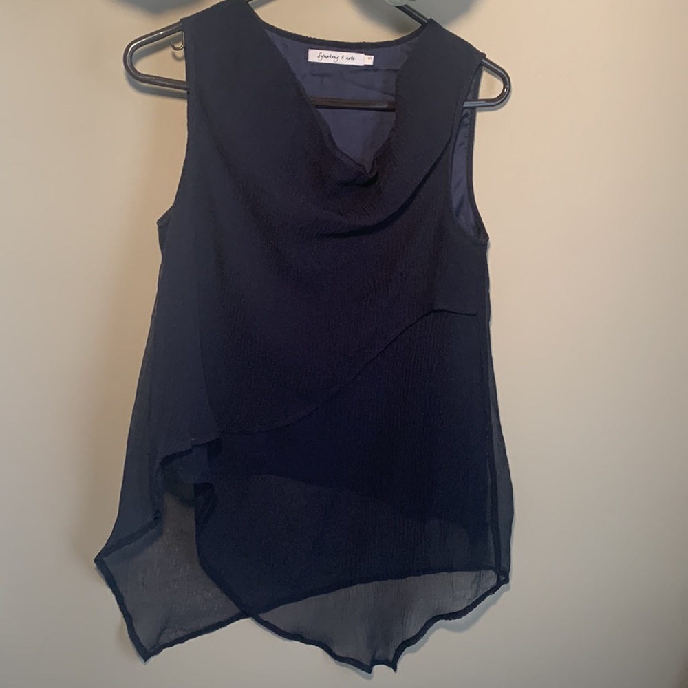 Sheer, flutter top Small